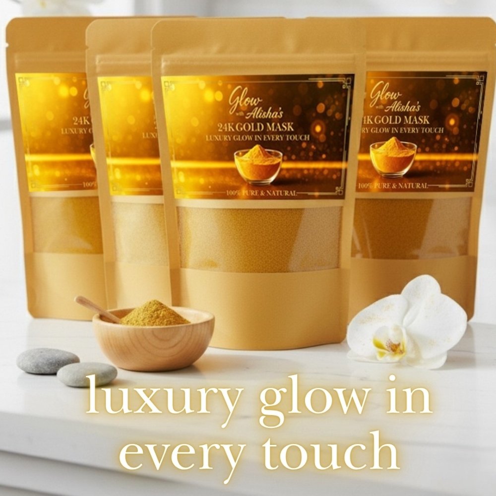 24K Gold Face Mask Instant Glow Skin Brightening