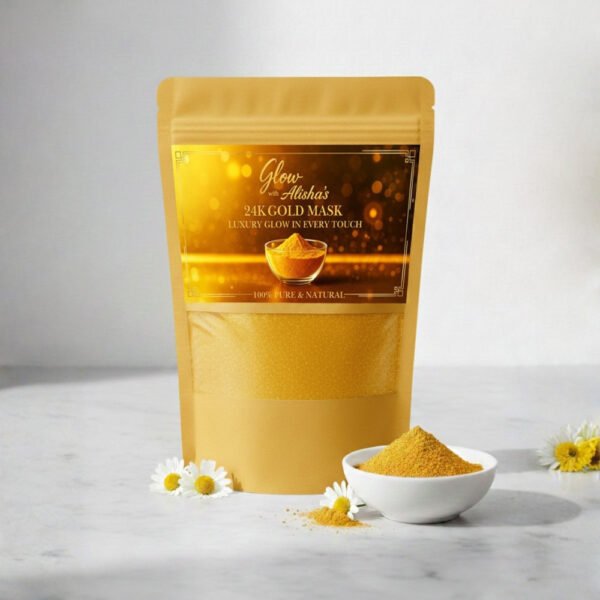 24K Gold Face Mask Instant Glow Skin Brightening