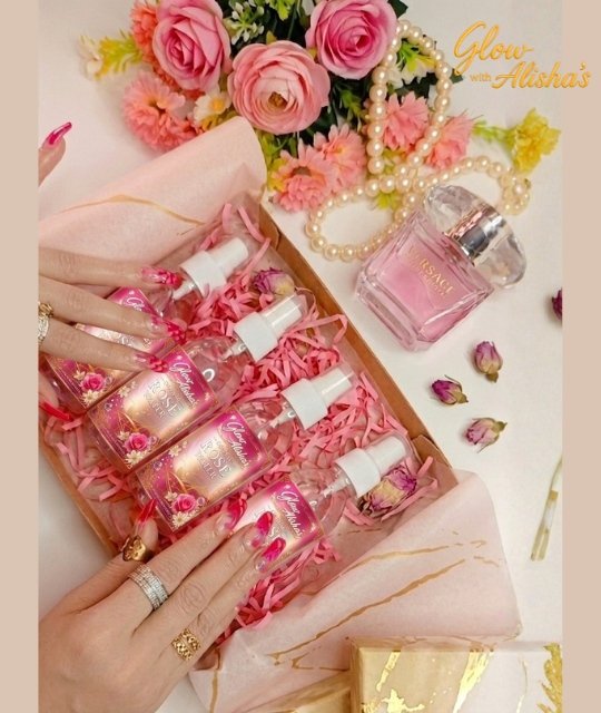 Glow with Alisha's Rose Water