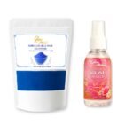 Moroccan Blue Nila Powder Instant Whitening & Glow – FREE Rose Water Bundle (1)